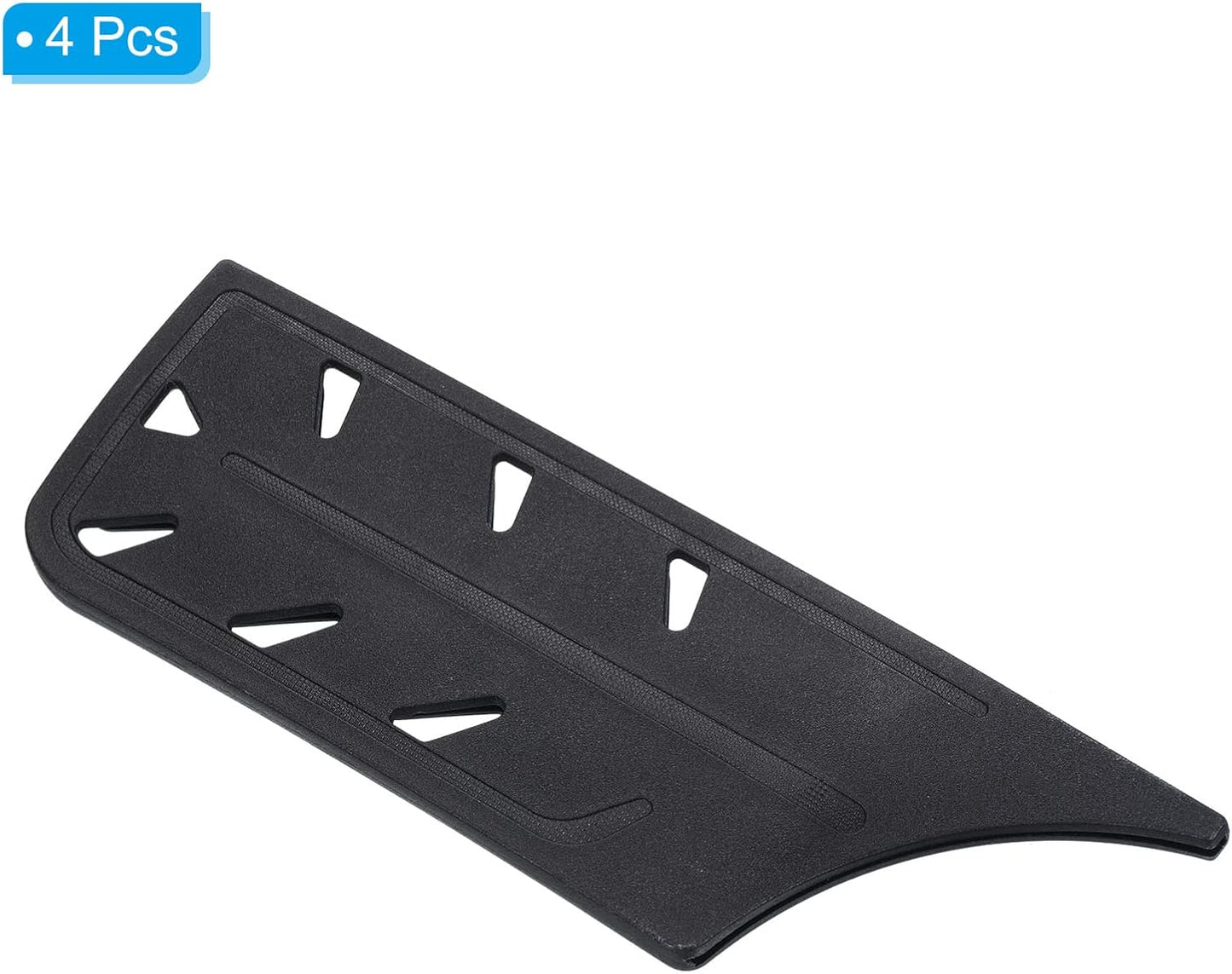 Plastic Safety Knife Cover Sleeves for 7" Nakiri Knife, 2 Pack Knives Edge Guard Blade Protector Universal Knife Sheath for Kitchen, Black