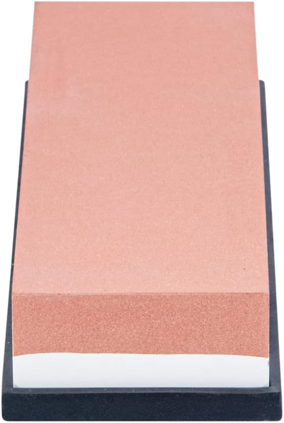 Sensei 7.1 x 2.3 x 1.1 Inch Kitchen Knife Whetstone 1 Durable Knife Sharpening Base - Silicone Holder 1000/6000 Grit Corundum Sharpening Stone For Kitchen Knives For Any Blade
