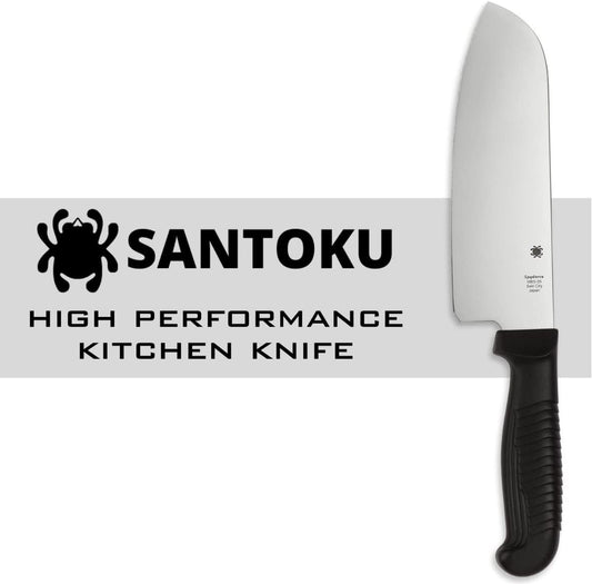 Santoku Japanese Kitchen Knife, PlainEdge | Complete Set Includes Bread Knife, Santoku, and Mini Paring for Versatile Food Prep