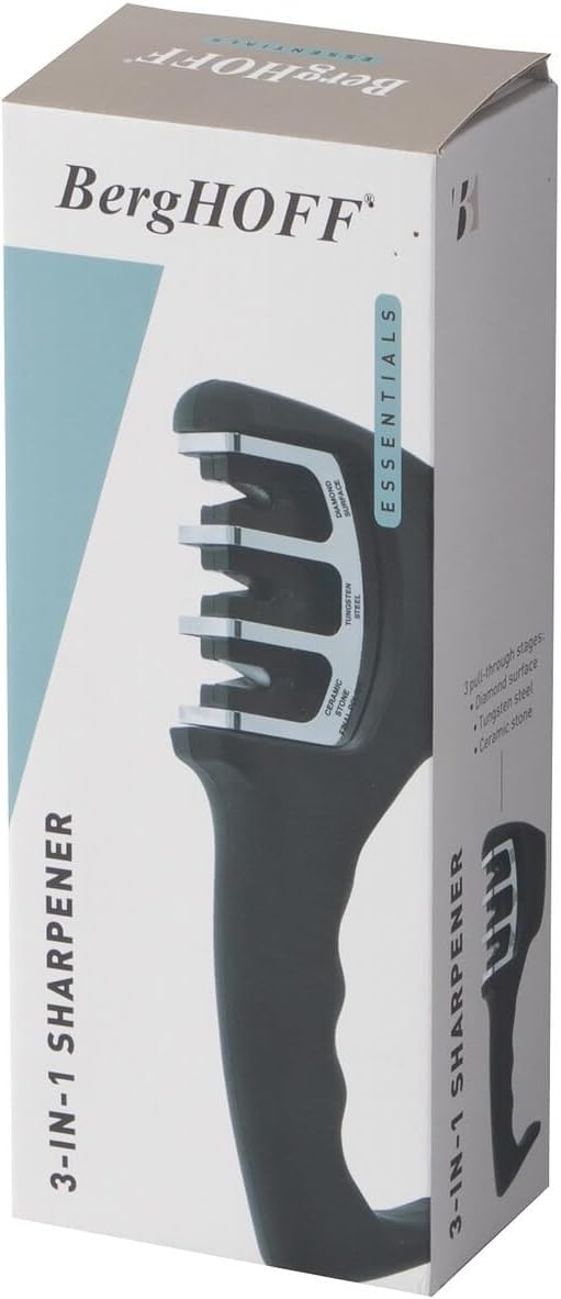 Essentials Pull Through Knife Sharpener Black – Knife Sharpener