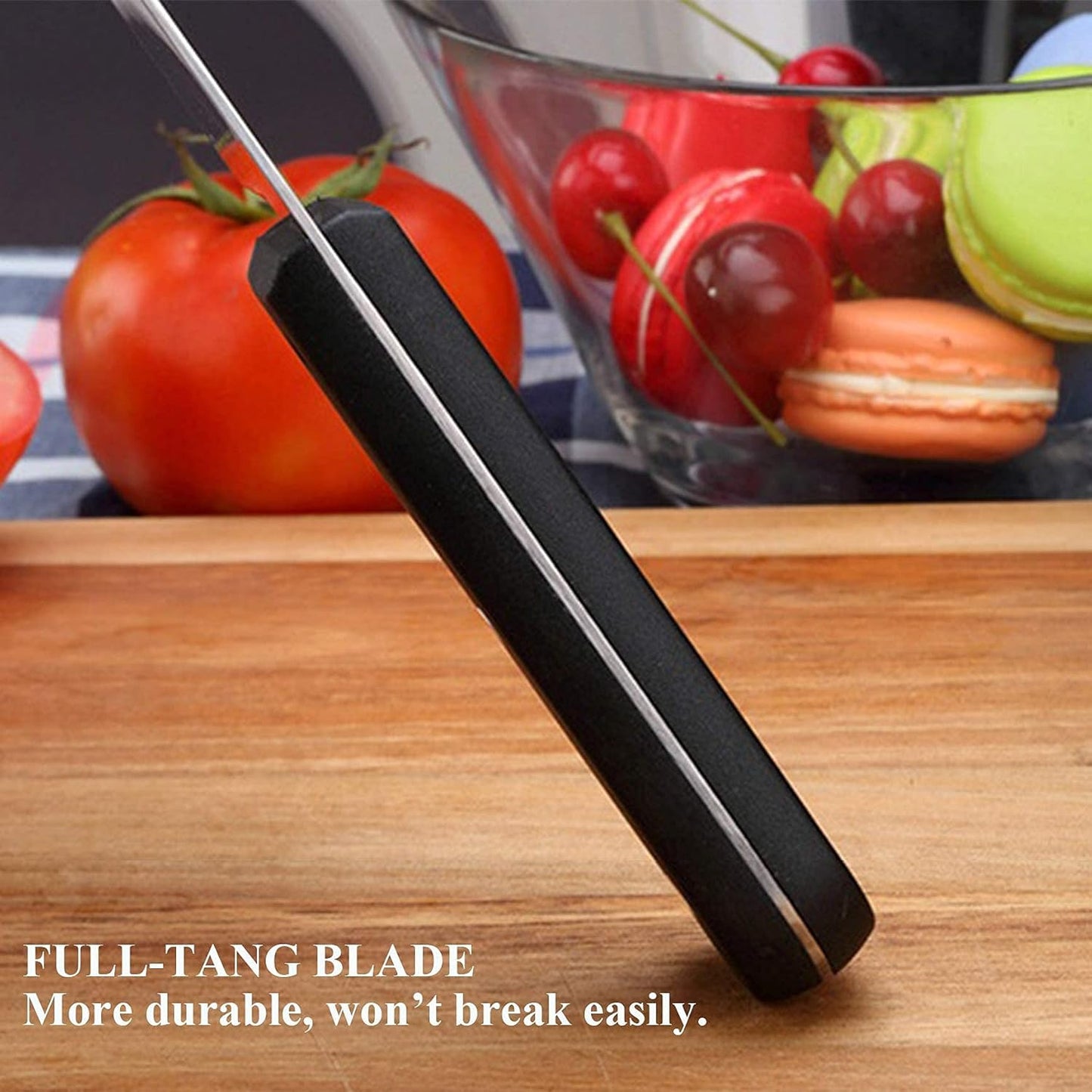 Cleaver Knife 7“- German Steel Kitchen Chopper Slicer - Super Sharp Full Tang Chinese Chef's Knife, For Women and Men
