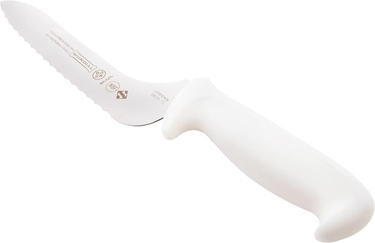 5600 Series 7 in Serrated Edge Bread or Sandwich Knife with White Handle
