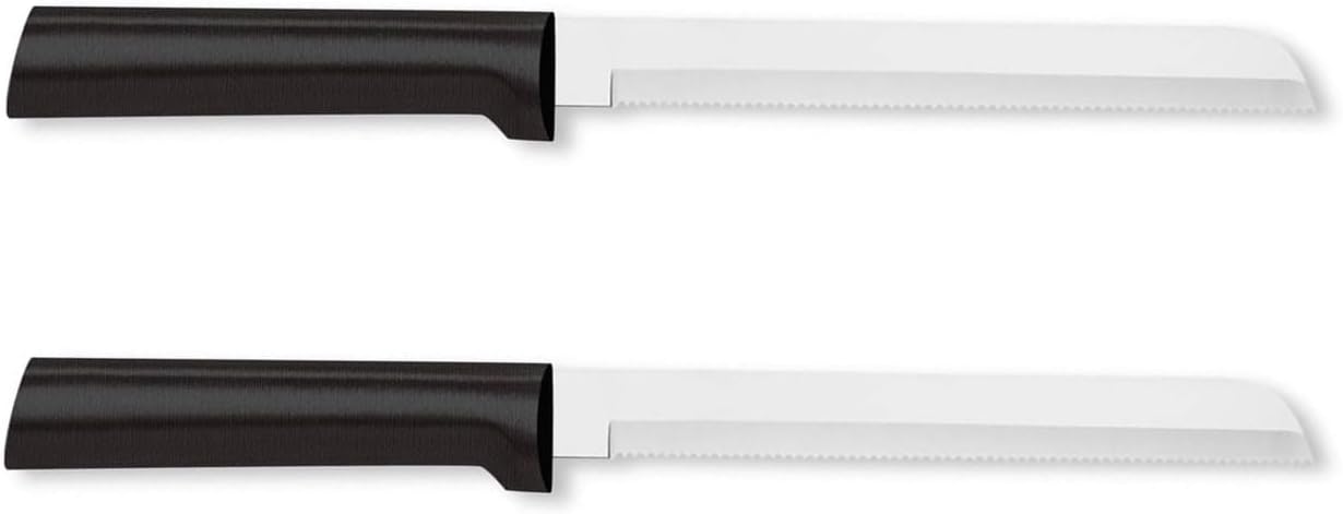 6" Bread Knife (R136), Silver Handle | Stainless Steel Serrated Blade, Silver Cast Aluminum Handle