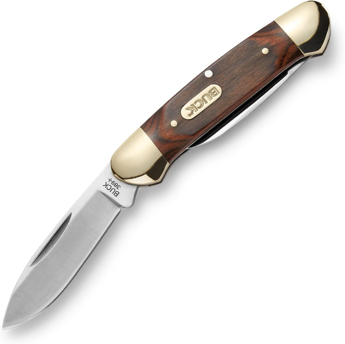 389 Canoe 2-Blade Folding Pocket Knife, Burlwood, 2.7 oz