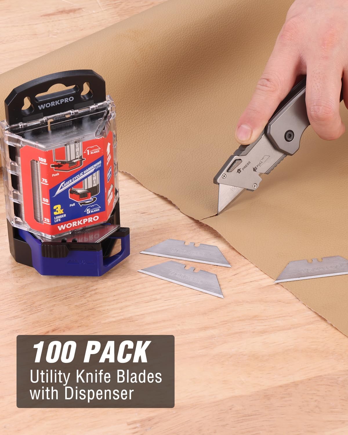 100-Pack Utility Knife Blades