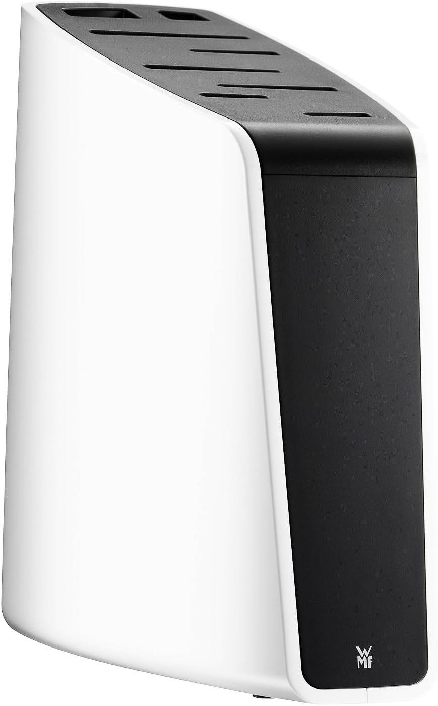 8 Slot Knife Block, White