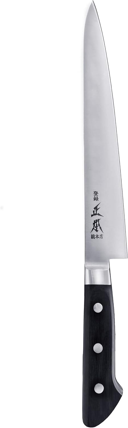 VG Japanese Petty Knife 5" (120mm) Professional Kitchen Small Utility Knife, Ultra Sharp Japanese Stainless Steel Blade, Duracon Handle, Made in JAPAN