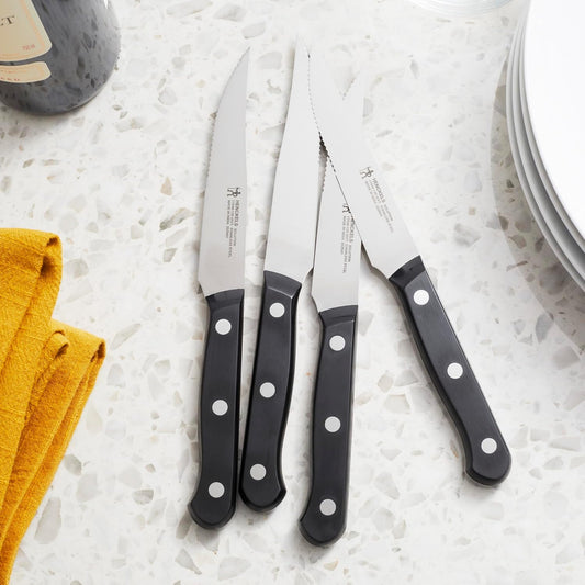 Solution Razor-Sharp Steak Knife Set of 4, German Engineered Informed by 100+ Years of Mastery