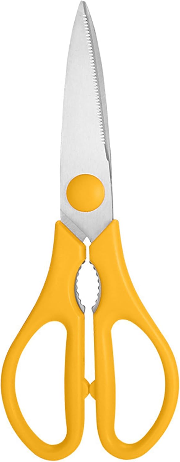 Pink Kitchen Shears, 8.5" Heavy Duty All Purpose Stainless Steel Scissors | Dishwasher Safe Kitchen Scissors With Soft Comfort-Grip Handle, Food & Meat Scissors, Home, Kitchen, Everyday Use
