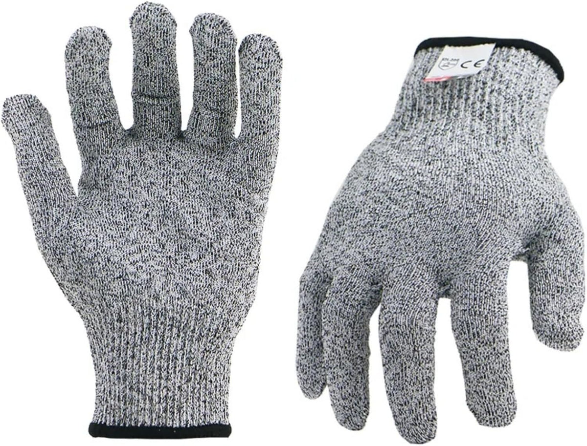 Cut Resistant Gloves Food Grade, Level 5 Protection Kitchen Safety Gloves for Oyster Shucking, Mandolin Slicing, Meat Cutting & Fish Fillet Processing, Lightweight Chef Butcher Gloves, 1 Pair