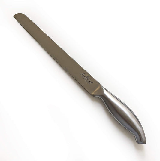 Stainless Steel Chopaholic Chef Ham & Salmon Slicer | Sharp Professional Kitchen Meat and Fish Carving Knife - 10"