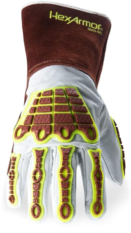High-Heat Resistance HeatArmor Gloves| Impact Protection | A9 Level Cut-Resistant | Welding Work Glove