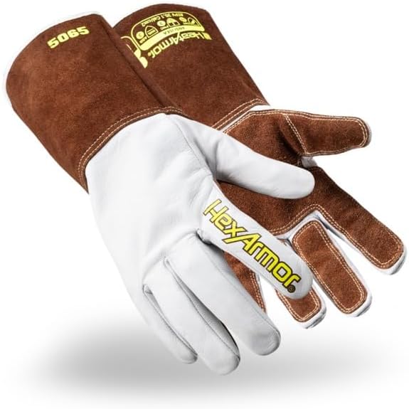 High-Heat Resistance HeatArmor Gloves| Impact Protection | A9 Level Cut-Resistant | Welding Work Glove