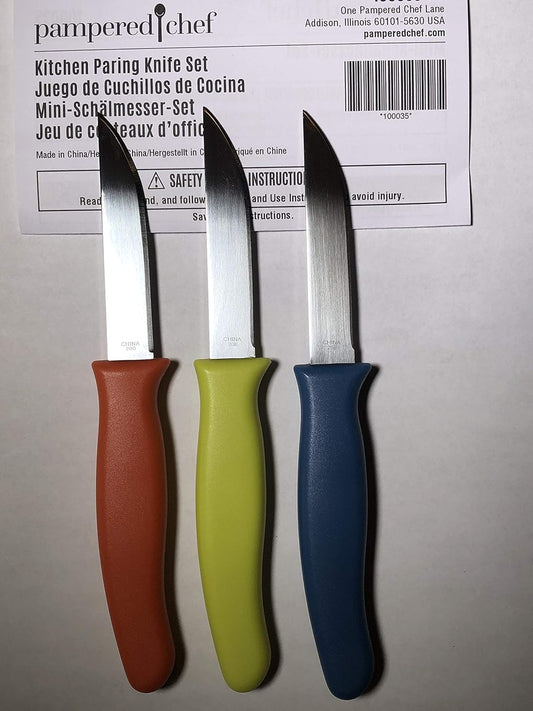 SET OF #3 KITCHEN PARING KNIFE SET. # 100035