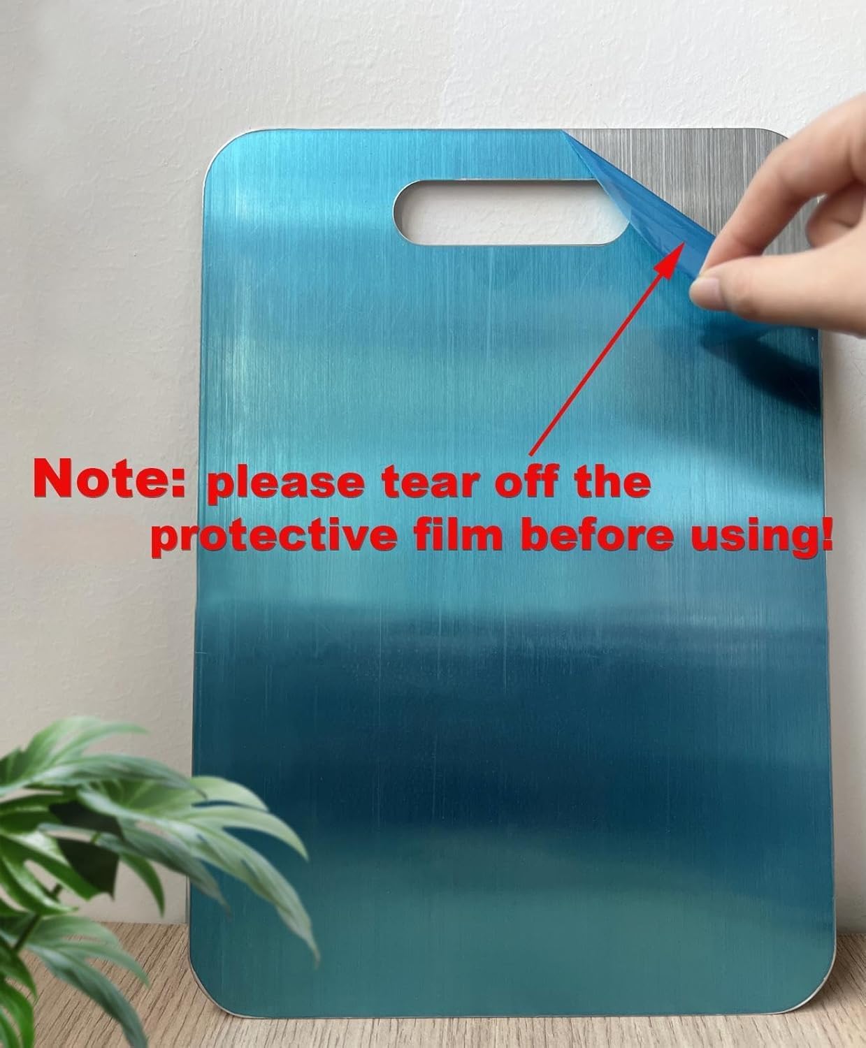 Titanium Cutting Board Set of 3, 100% Pure Titanium Cutting Boards for Kitchen, Non Toxic, Double-Sided Food Grade Chopping Board for Outdoor Camping, Dishwasher Safe