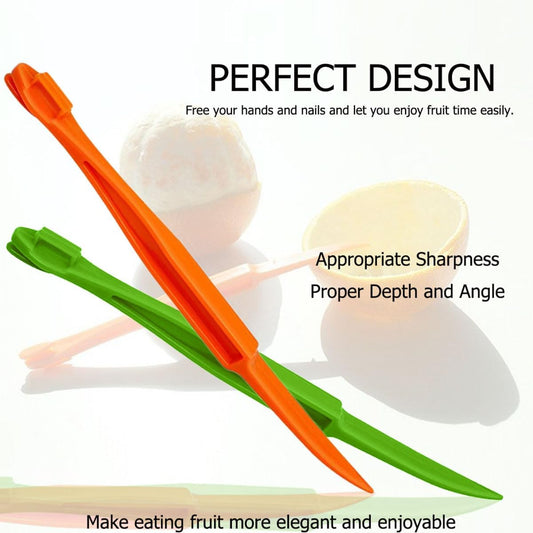 Orange Peeler Tools Citrus Peel Cutter Easy Fruit Vegetable Slicer Cutter Lemon Peeler Opener Remover Fruit Tool Kitchen Utensils Gadgets Food Peeler Slicers (Orange)