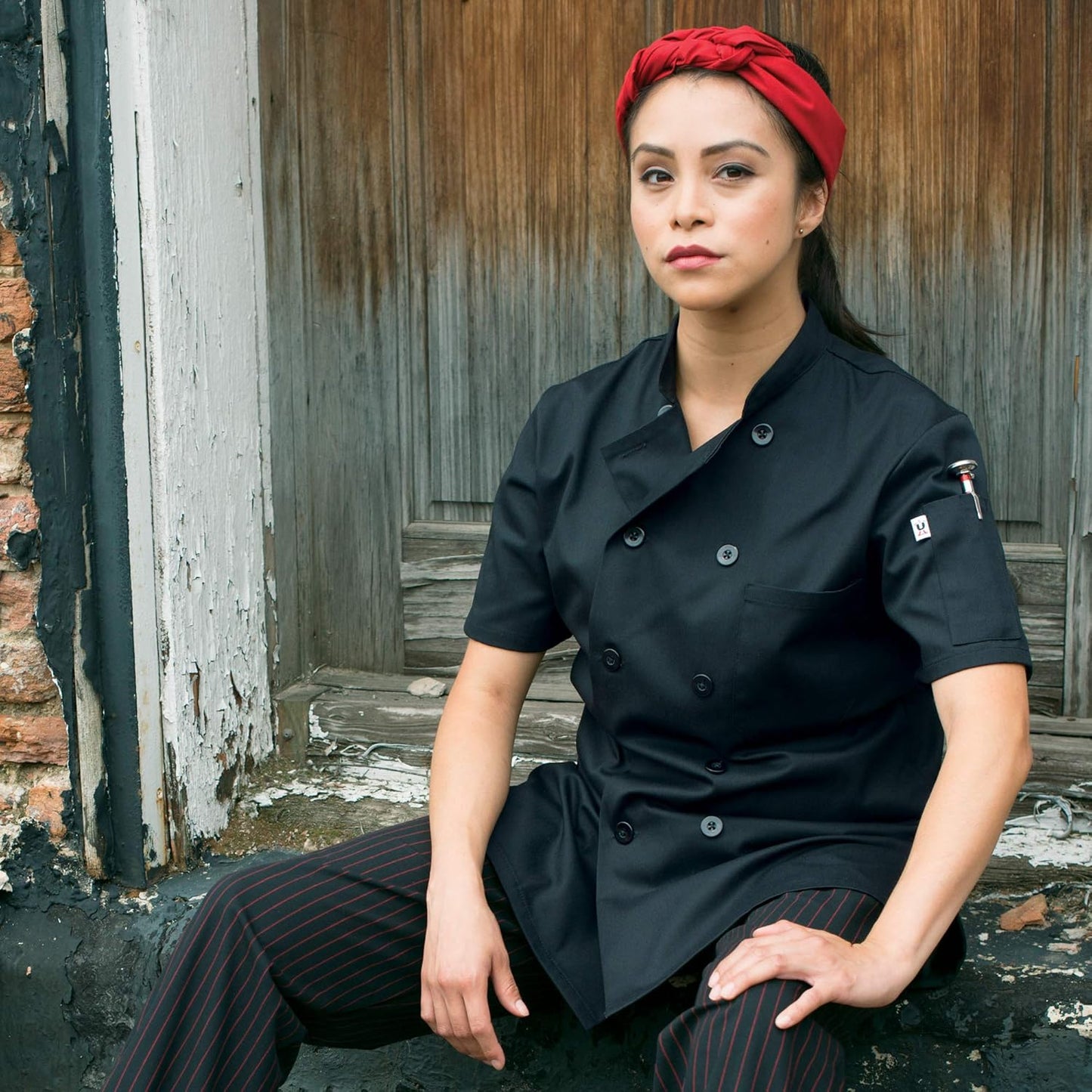 Tahoe Short Sleeve Chef Coat Jackets for Women