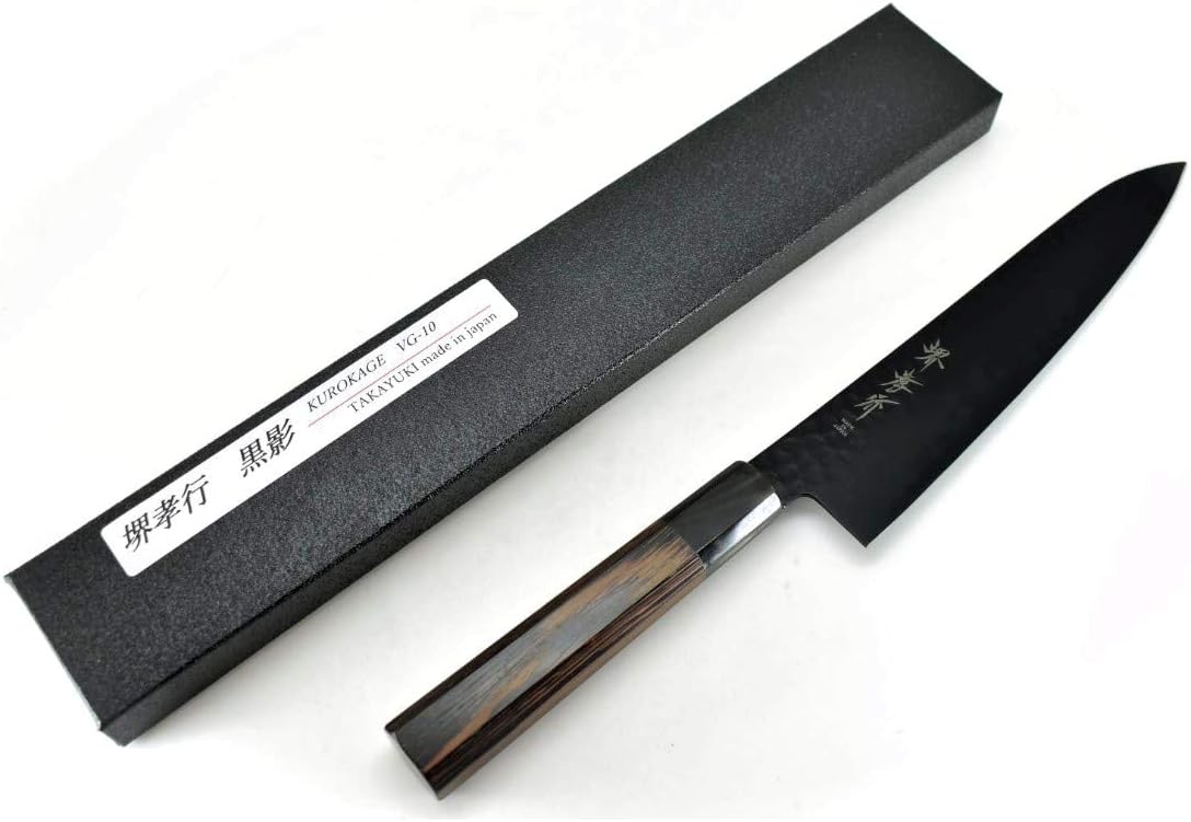 Hammered Black VG-10 Gyuto by Sakai