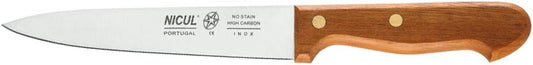 Portuguese Paring and Utility Knife, High Carbon Stainless Steel Professional Kitchen Knife with Ergonomic Jatoba Wood Handle, Matte Polished Blade, Made in Portugal (3.5" blade — 7.75" overall)