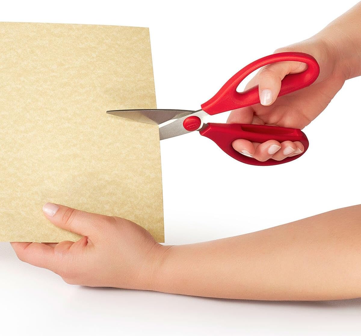 Good Grips Kitchen Scissors | Stainless Steel Blades | Ideal for Kitchen or Office | Cuts Cardboard with Ease | Right or Left Handed