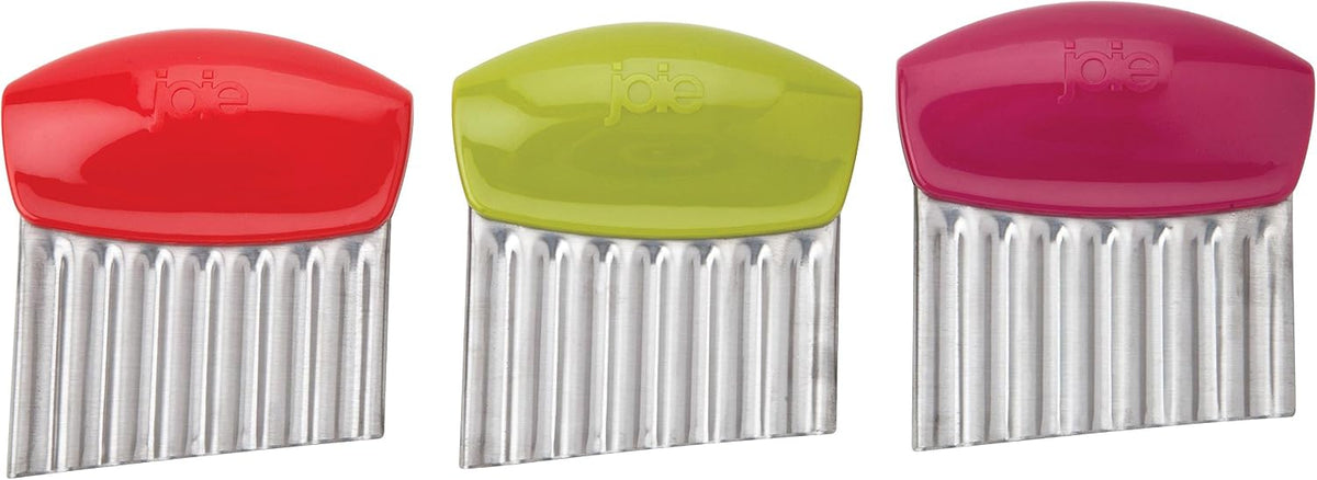Joie Crinkle Cutter Knife, Wavy Slicer for Potatoes, Vegetables, and More