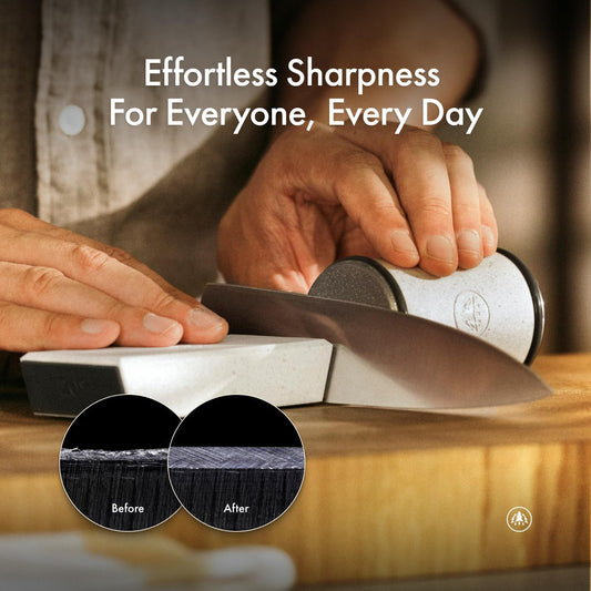 HORL 3 Cruise Rolling Knife Sharpener for Ultra Razor Sharp Edges Knife Sharpening Kit, Rolling Knife Sharpener Kit with Diamond and Stainless Steel Disc for Sharpening and Honing, 15 & 20 degrees