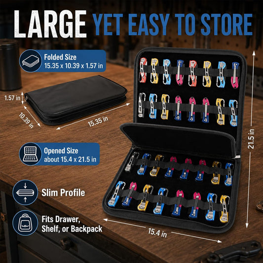 Knife Case,Knife Display Case for 32 Slots Pocket Knives,Knife Organizer Folding Knife Holder,Pocket Knife Storage Collection Box for Men Survival,Outdoor, Kitchen, EDC Mini Knife.