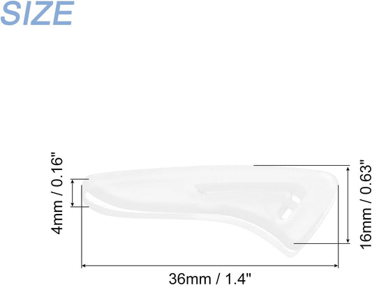 25Pcs Blade Knife Tip Protector Cover Plastic Knife Guard Sleeves Transparent Knife Blade Tip Sleeves Cover for Kitchen