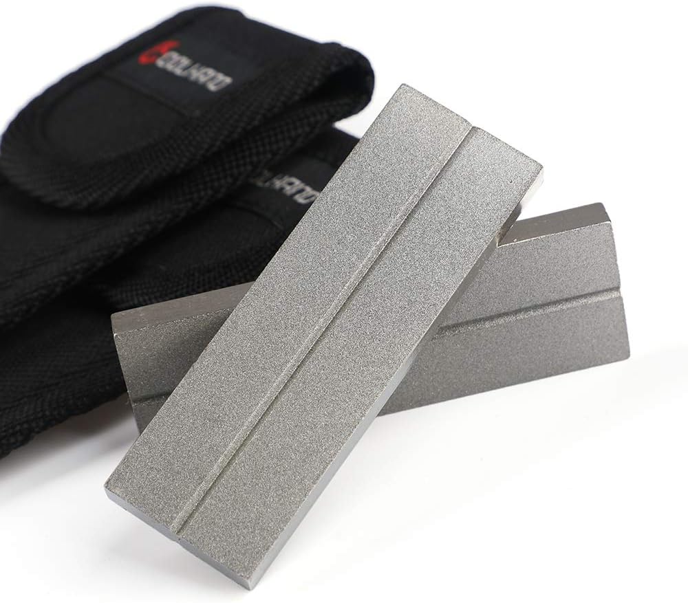 Dual-Sided 2 Packs Diamond Whetstone Sharpening Kit (3''x 1")