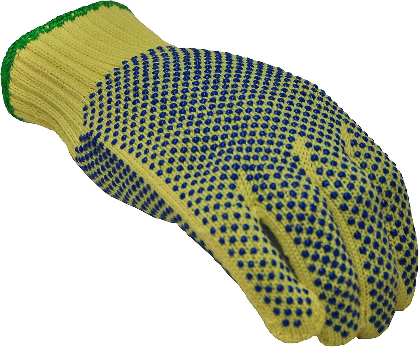 1670L Yellow Kevlar Knit Cut Resistant Work Gloves, Protective Gloves to Secure Hands From Scrapes, Cuts In Kitchen, Wood Carving, Carpentry & DEA
