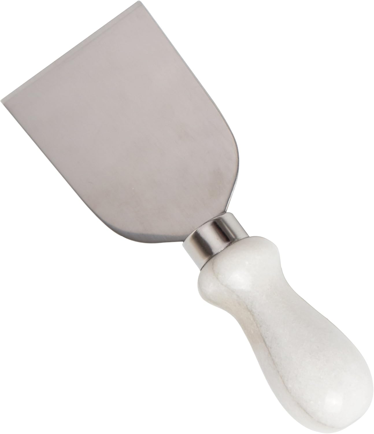 Natural Green Marble Handle Cheese Knife Set, 4 Pieces | Multipurpose, Includes Pronged Knife, Hard Cheese Knife, 2" W x 5.3" L