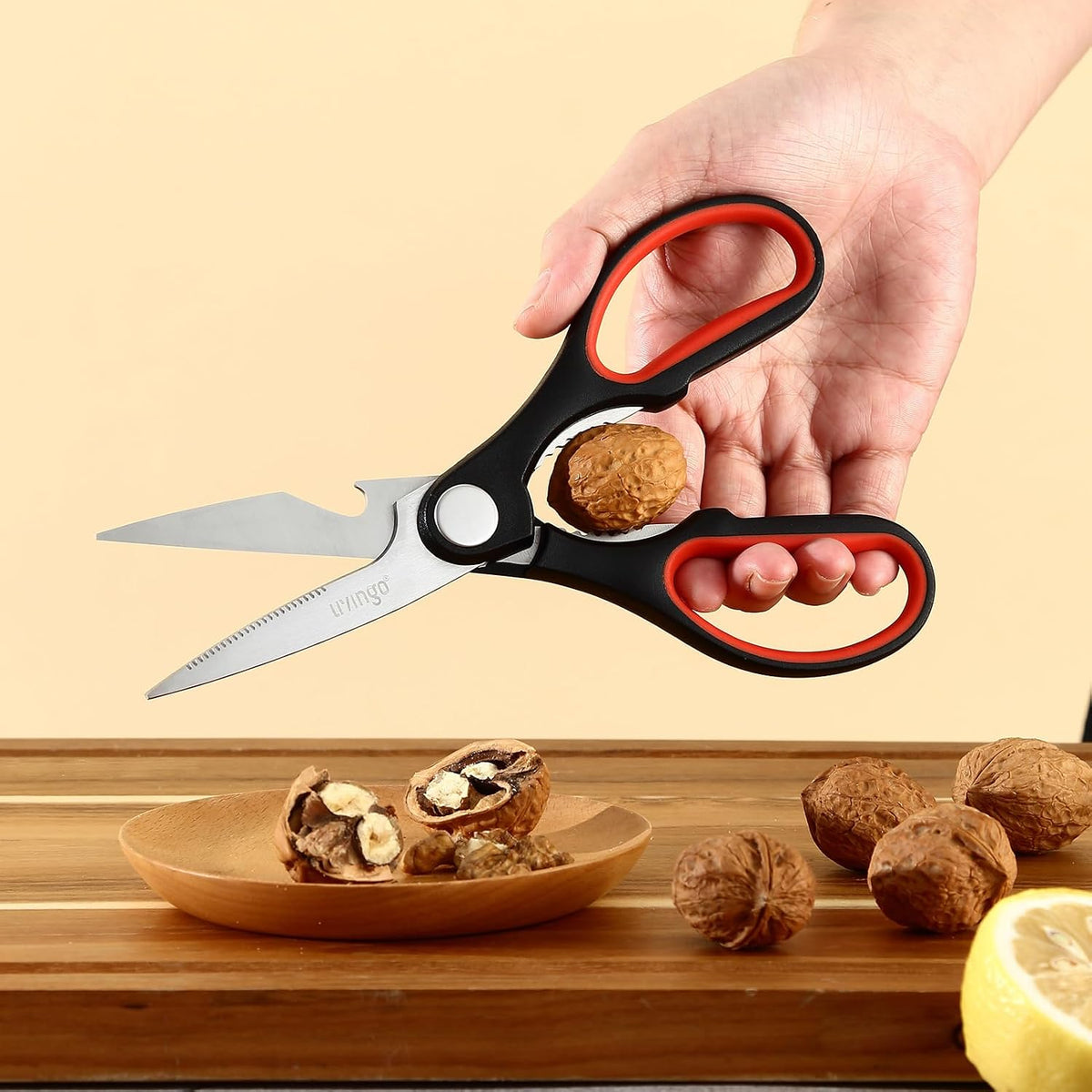 8 Inch Kitchen Scissors Heavy Duty Meat Shears 2 Pack