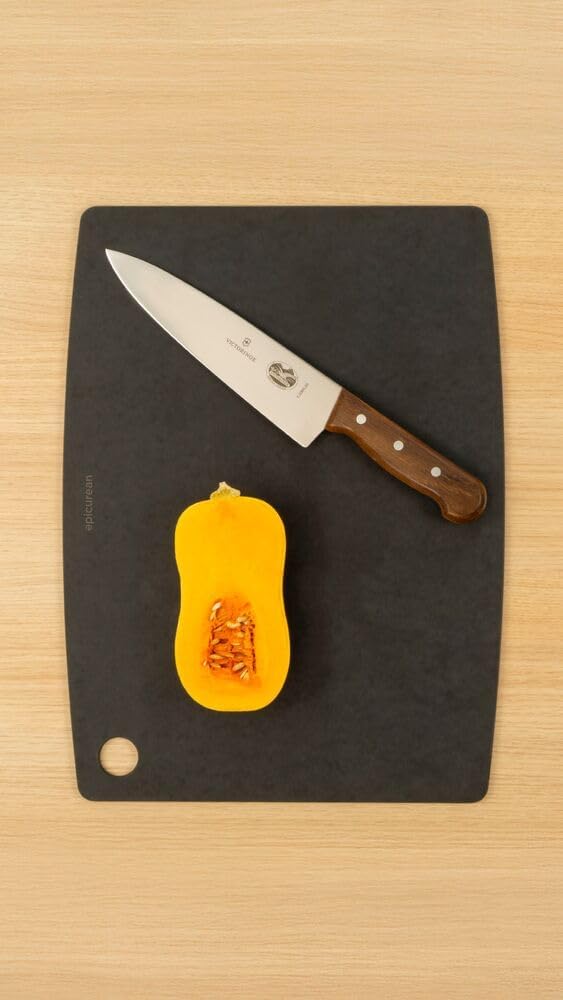 Wood 10" Chef's Straight Edge Knife for Carving