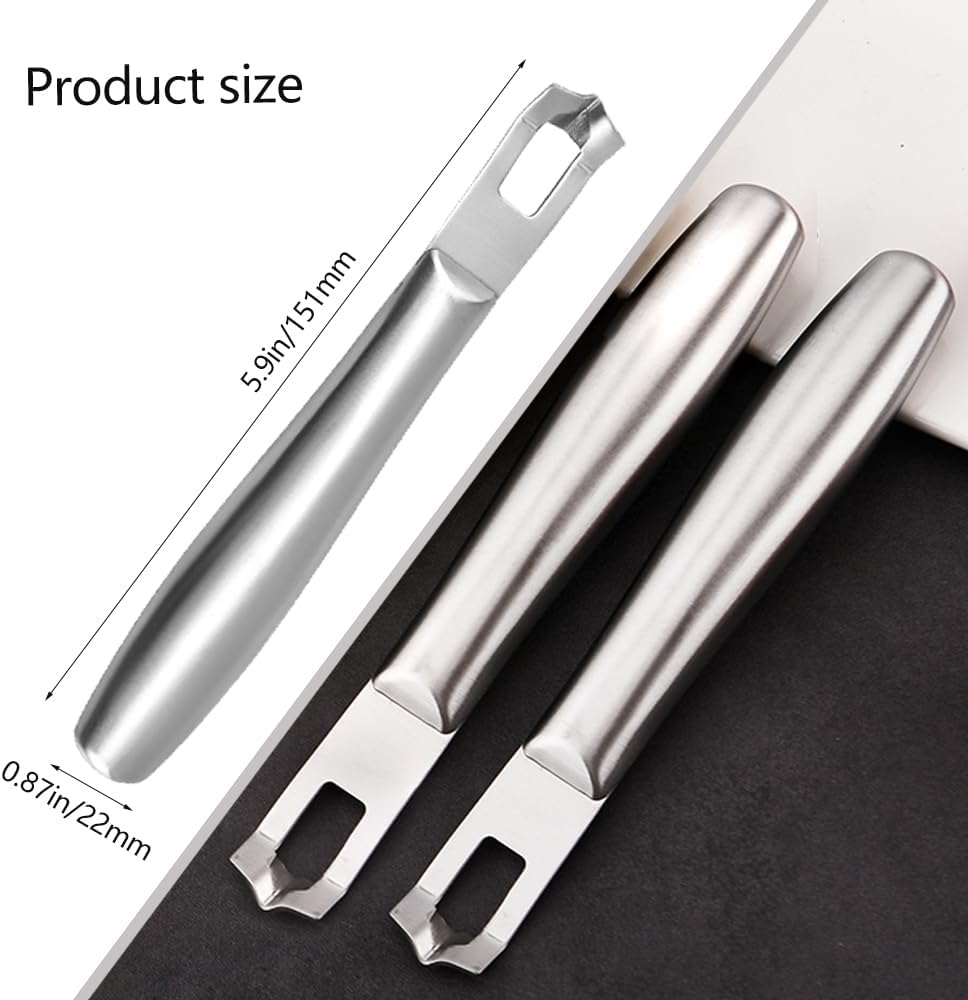 1Pcs Multipurpose Lemon Zest Peeler Stainless Steel Fruit Peeling Gadget with Triangle Channel Knife for Citrus Apples Potatoes Carrots