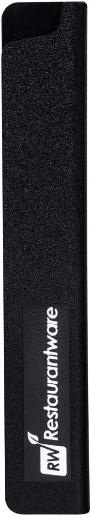 Sensei 6 x 1 Inch Knife Sleeve – Fits Steak Knife, Felt-Lined Black Plastic Blade Guard, Cut-Proof, Durable