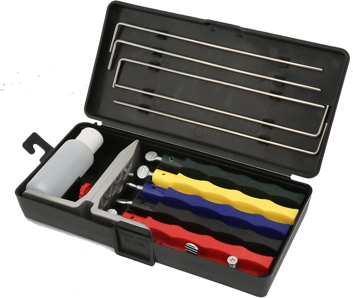 Knife Sharpener Kit, Professional Knife Sharpening Kit, Grinder Sharpening Stone Set, Sharpening System, Knife Sharpening Device, Angle Knife Sharpener System Kit for Chef Home