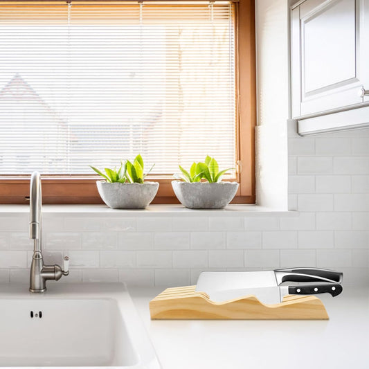 Drawer Style Knife Storage Rack Home Knives Block Organize Your Kitchen