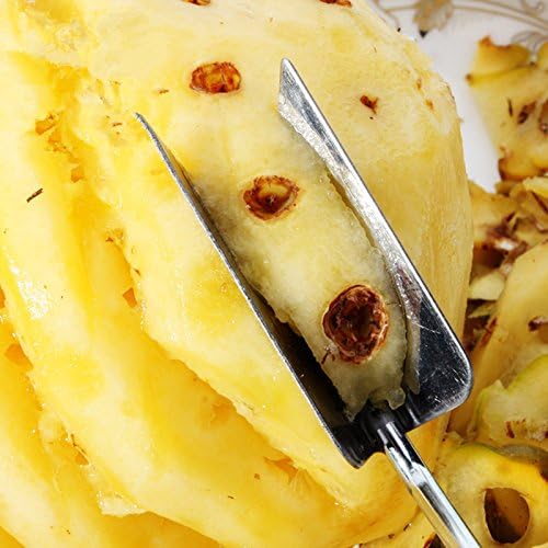 V Shape Pineapple Slicer Stainless Steel Pineapple Eye Peeler Pineapple Seed Remover Knife Fruit Tool