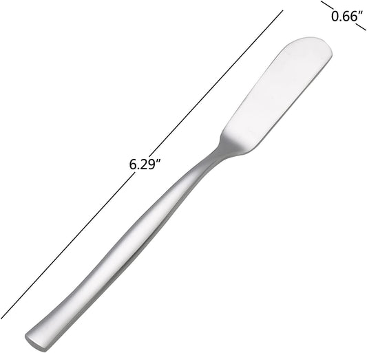 Stainless Steel Butter Knife Set of 12, Spreader Knives
