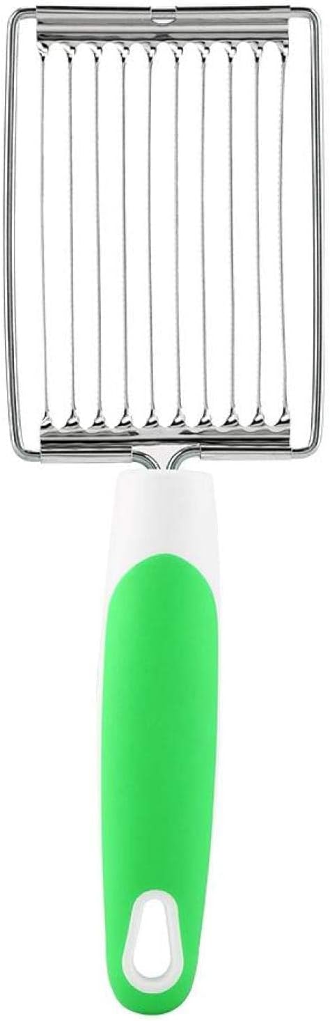 Luncheon Meat Cutter, Stainless Steel Slicer with Handle, Cheese Egg Ham Serrated Knife