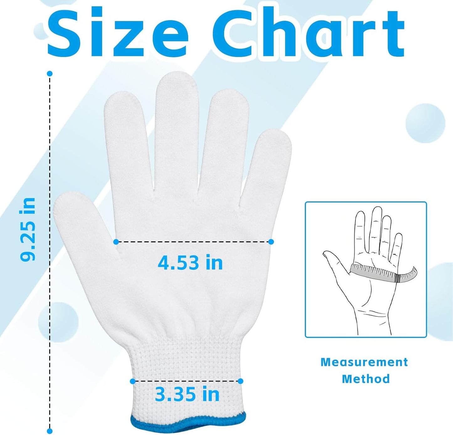 A9 Cut Resistant Chainmail Gloves – Stainless Steel Mesh Metal Glove with Adjustable Wrist Buckle & Nylon Liner Gloves