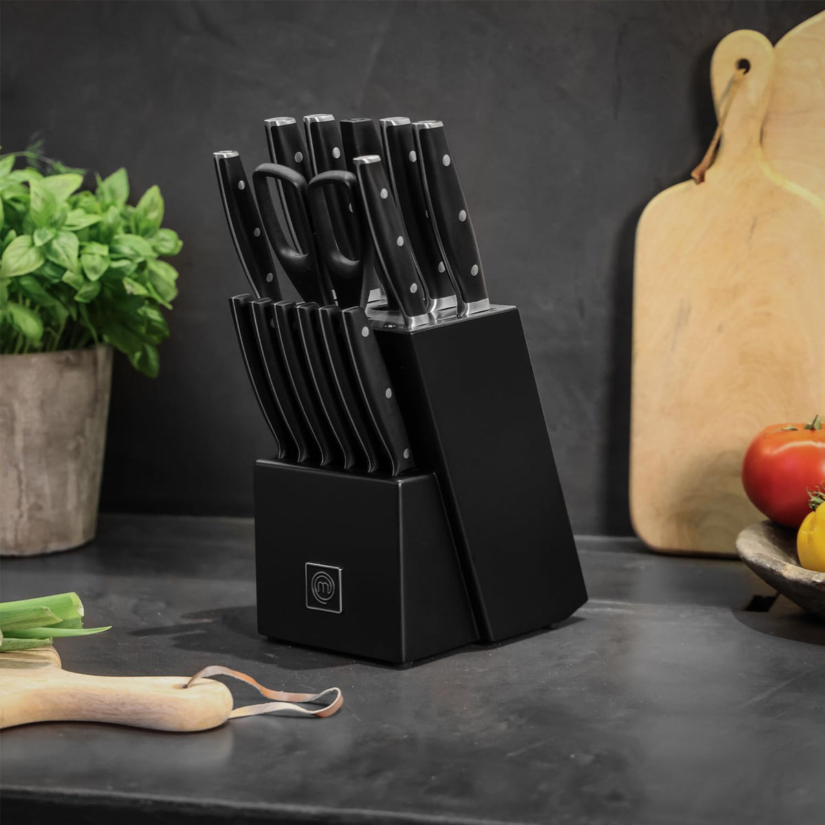 Chef Knife Set with Bag, Knife Roll Set with 5 Professional Quality Kitchen Knives for Precision Home Cooking, High Carbon Stainless Steel Blades & Triple Riveted Handles