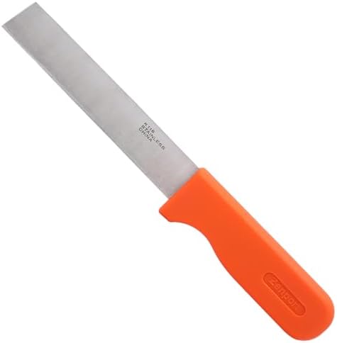 K116 Row Crop Harvest Knife, Produce, 6-Inch Stainless Steel Blade,Orange