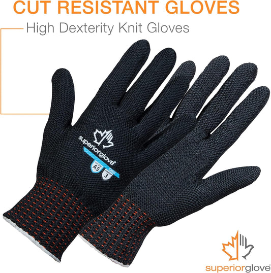 Contender Cut & Heat Resistant Gloves - Black, Ambidextrous, Reusable, Adult, 1 Count