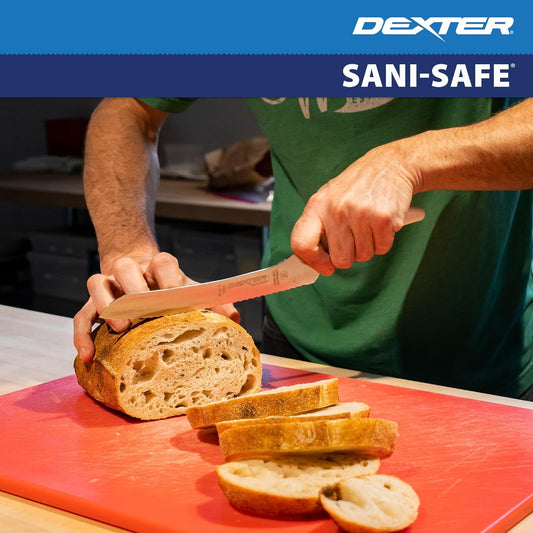 9” Scalloped Offset Sandwich Knife – High-Carbon Stainless Steel Blade, Slip-Resistant Handle, NSF Certified – Ideal for Bread, Subs, and Sandwich Prep – Made in the USA