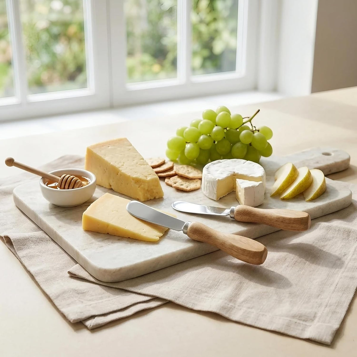 Butter Knives Set of 2, Oak Handle, Durable Stainless Steel Blade, Butter Knife for Smooth Spreading Butter Cream Cheese Jam, Ideal for Bagels, Sandwiches, Butter Knife Spreader 6 Inches (Oak 6.2")