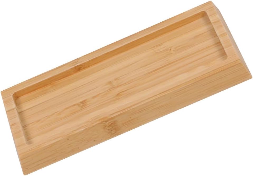 Bamboo Whetstone Anti-Slip Base 8.27 Inch Non-Slip Sharpening Stone Holder Stable Knife Sharpener Support for Kitchen Use