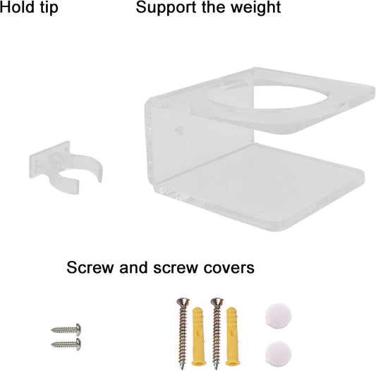 Clear Light saber Wall Mount Wall Rack Wall Holder - Hardware Included.