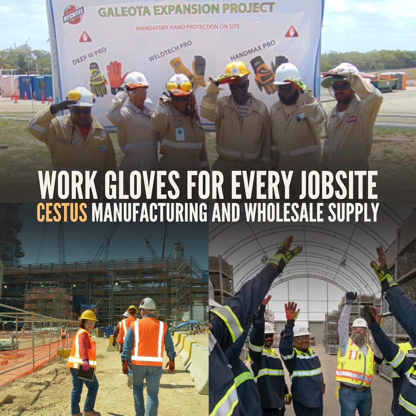 Cestus 3219, Goatskin Leather Impact Gloves, ANSI Cut A5