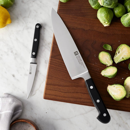 Professional S 2-Piece Razor-Sharp German Chef's Knife Set, Made in Company-Owned German Factory with Special Formula Steel perfected for almost 300 Years, Dishwasher Safe